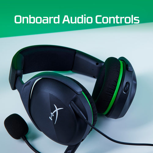 HyperX CloudX Stinger 2 Core Gaming Headsets Xbox Black Headset Wired Head-band Black, Green HyperX CloudX Stinger 2 Core Gaming Headsets Xbox Black Headset Wired Head-band Black, Green